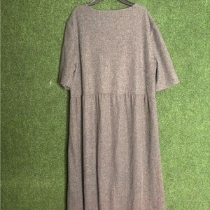 Zara Gray Long Sleeve Dress